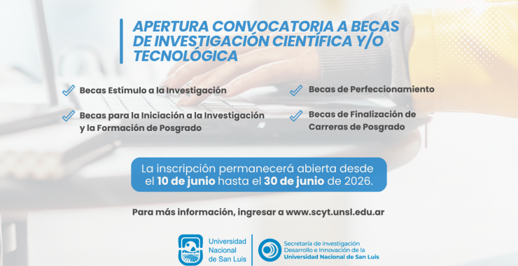 Convocatoria a Becas de Investigación Científica y Tecnológica