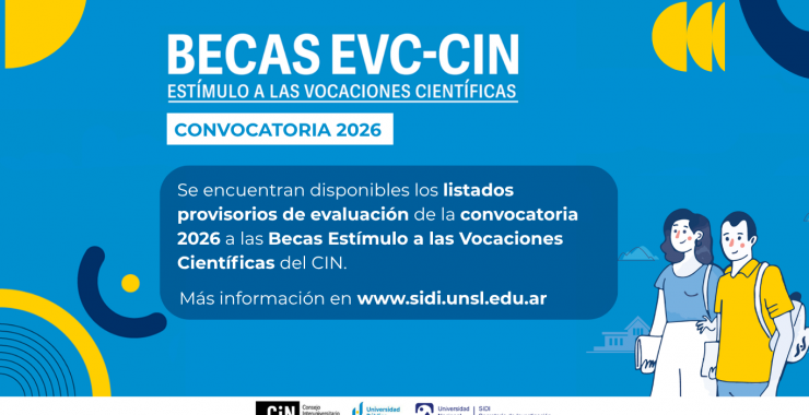 Listados de evaluación de la Convocatoria EVC-CIN