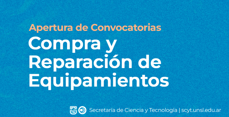 Convocatoria para Compra y Reparación de Equipamientos