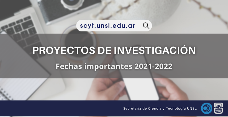 Prórroga para la ejecución de los Proyectos de Investigación vigentes de la UNSL