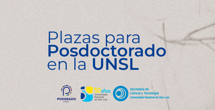 Plazas ofrecidas para POSDOC en la UNSL